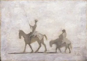 דון קיחוטה וסנצ'ו פנסה - הונורה דומייה