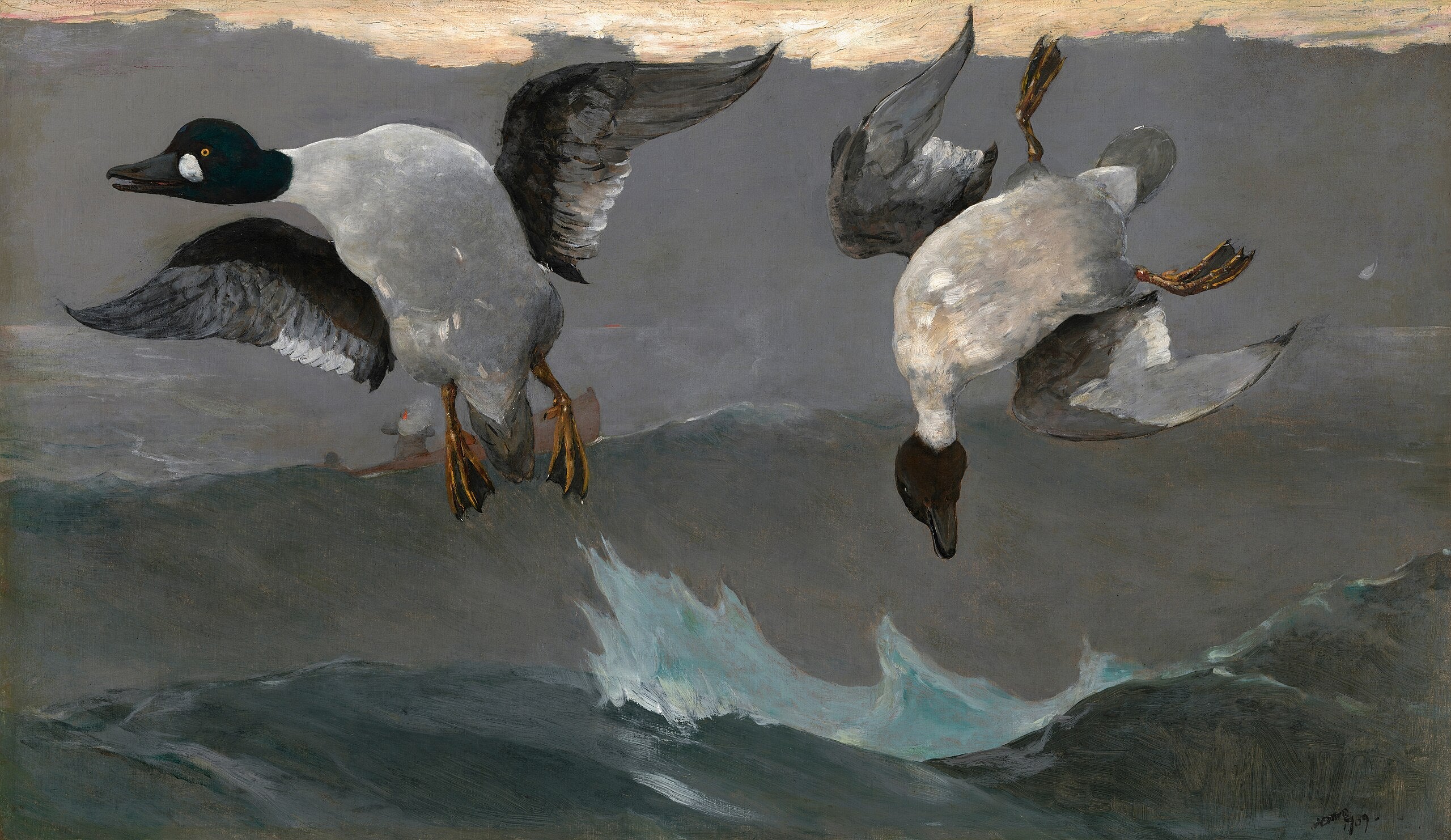 Droite et gauche - Winslow Homer