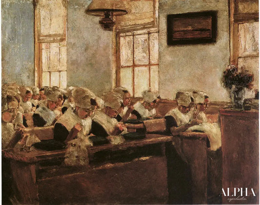 École de couture néerlandaise - Max Liebermann - Reproductions de tableaux et peintures haut de gamme