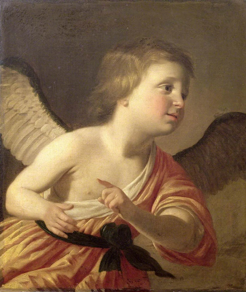 אדוארד, נסיך הפאלטין (1624–1663), כשהיה ילד, במלאך - גריט ואן הונטרוסט