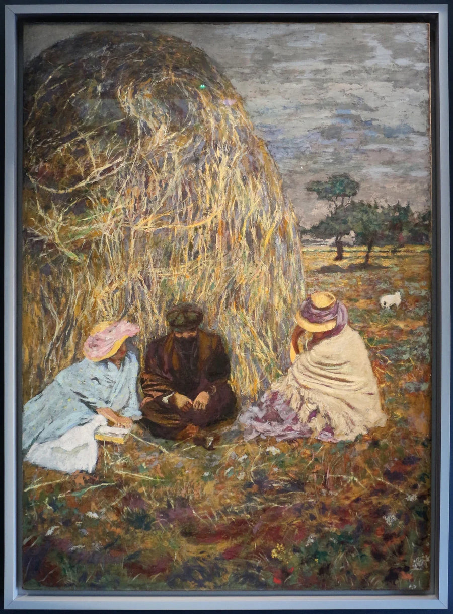 La Meule et les trois faucheurs, peinture de Édouard Vuillard
