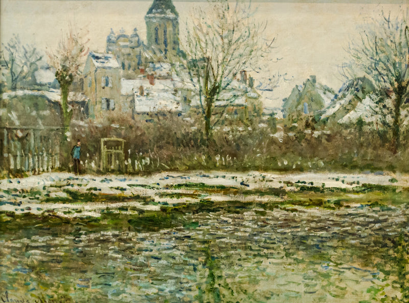 אפקט שלג ב-Vétheuil, Orsay W506 - קלוד מונה