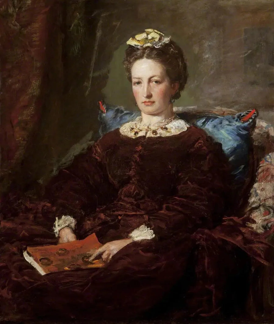 Effie Millais, née Gray (1828-1897) - ג'ון אברט מילאי