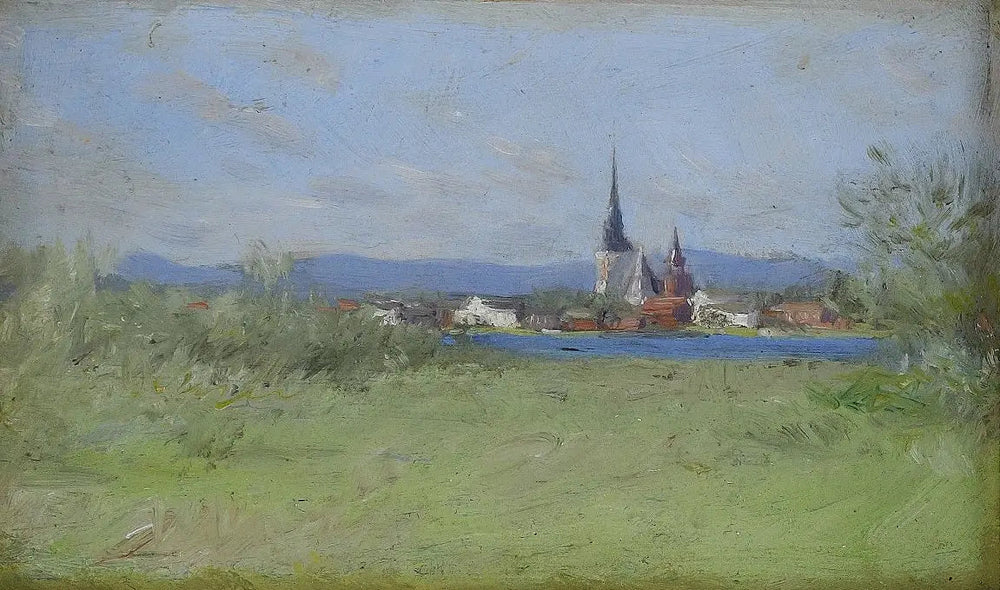 Église de Mora - Anders Zorn image 1 tableau peint à l’huile sur toile
