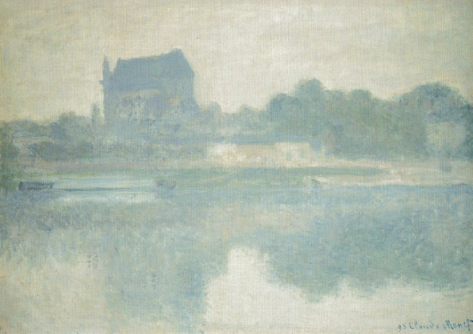 L’Église de Vernon, brouillard de Claude Monet, 1894 – Collection Rosengart, Wildenstein 1391