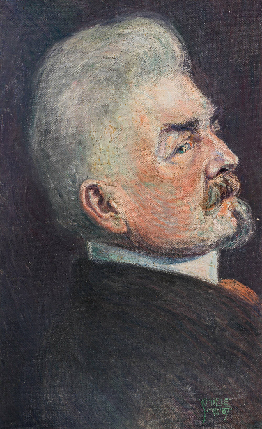 Portrait de Leopold Czihaczek (1907) - Egon Schiele