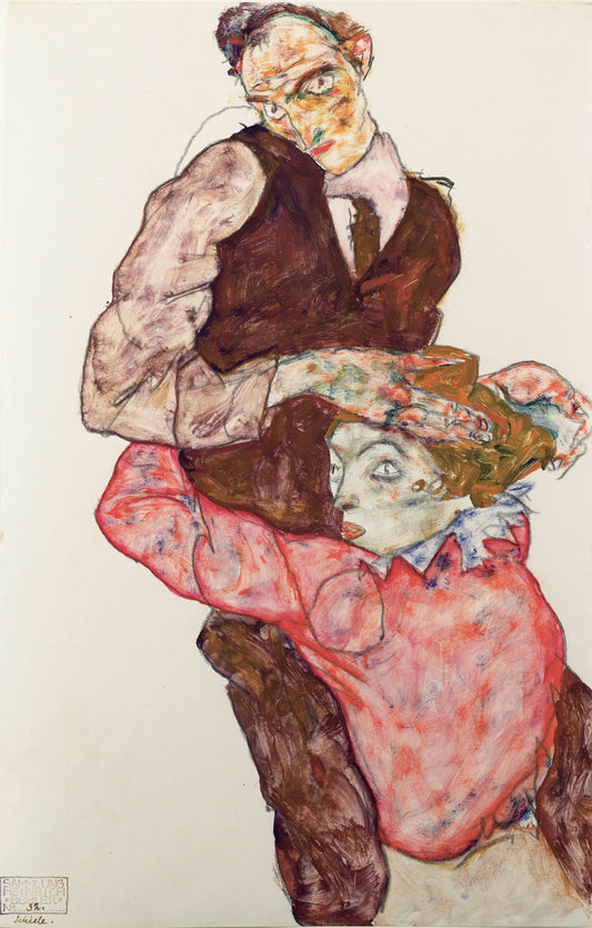 💞 אוהבים – אגונ שילה (1914)