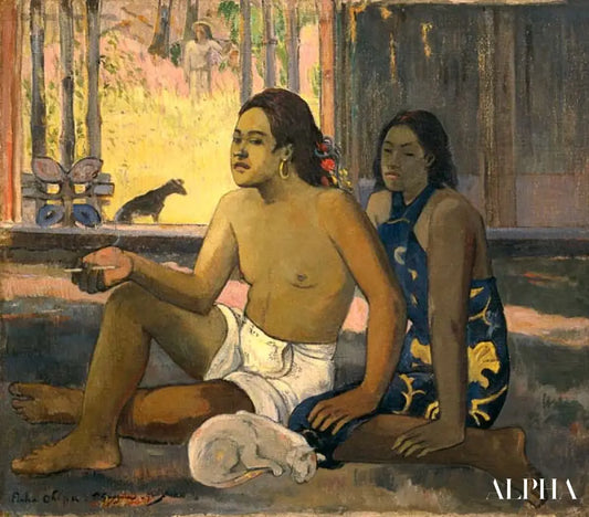 Eiaha Ohipa (ne pas travailler) - Paul Gauguin - Reproductions de tableaux et peintures haut de gamme