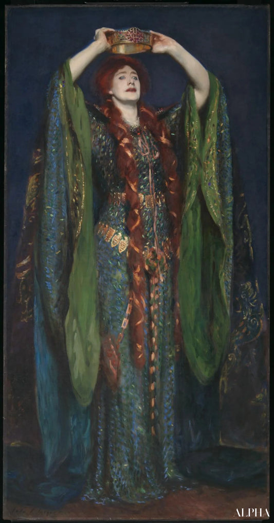 Ellen Terry : Lady Macbeth - John Singer Sargent - Reproductions de tableaux et peintures haut de gamme