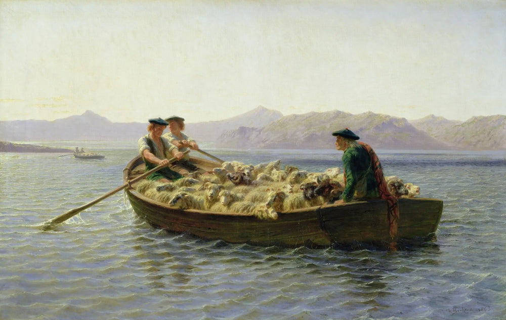En barque - Rosa Bonheur - Alpha Reproduction