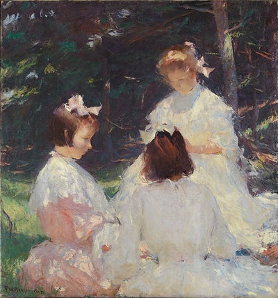 Enfants dans les bois - Frank Weston Benson - Alpha Reproduction