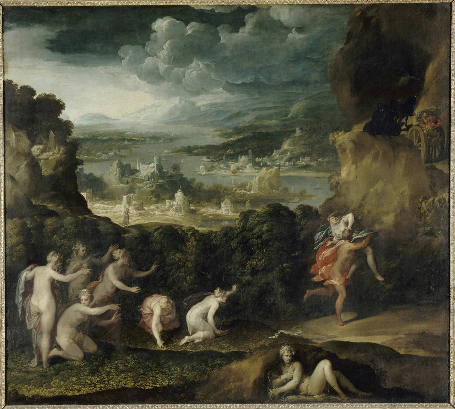 L'Enlèvement de Proserpine - Nicolò dell' Abate