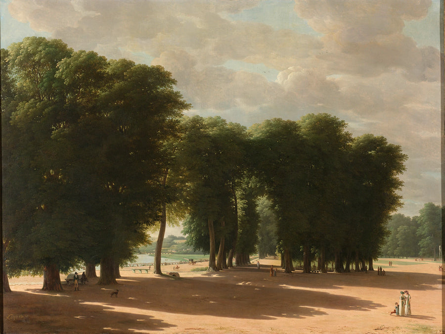 L'entrée du parc de Saint-Cloud à Paris - Pieter Rudolph Kleijn