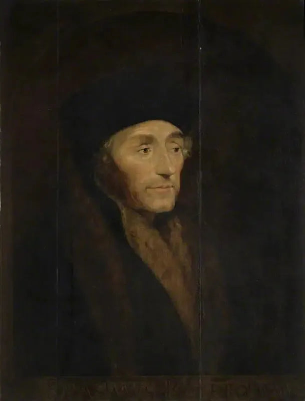 אראסמוס מרוטרדם (1466–1536), הומניסט ותיאולוג - הנס הולביין הצעיר