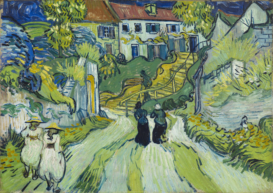 L’Escalier d’Auvers de Vincent van Gogh, 1890, Saint Louis Art Museum