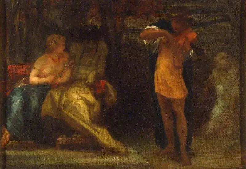 Esquisse en couleur pour « Le Triomphe de la musique » - Frederic Leighton - Alpha Reproduction