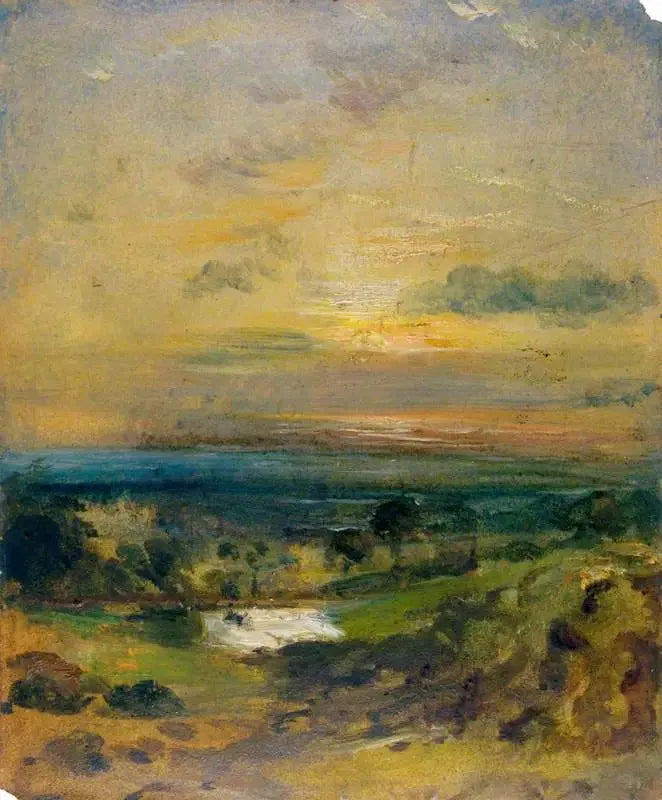 בריכת המים של גבעת ברנץ', ערב - ג'ון קונסטבל