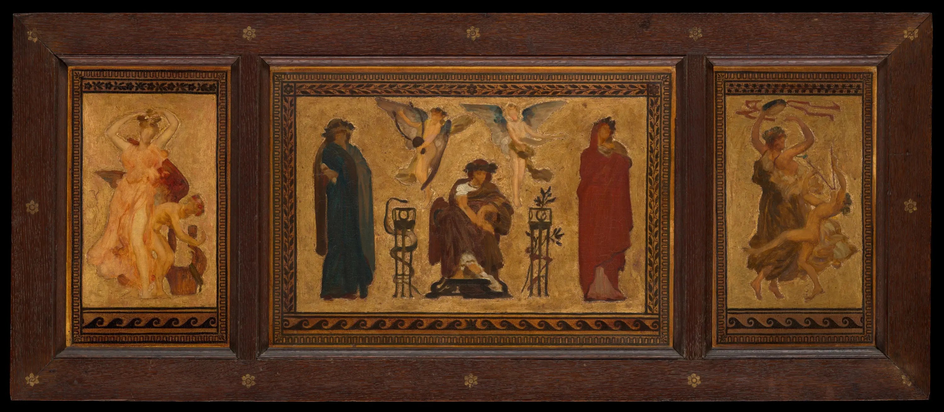 Étude pour le plafond de la salle de musique Marquand - Frederic Leighton - Alpha Reproduction