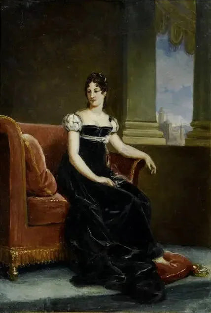 Eugénie-Bernardine-Désirée Clary, reine de Suède (1781-1860) - François Gérard image 2 reproduction réalisée par Alpha Reproduction