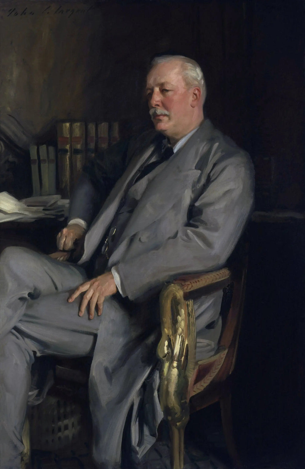 Reproduction du tableau « Evelyn Baring, 1er comte de Cromer - John Singer Sargent » par Alpha Reproduction en peinture à l’huile