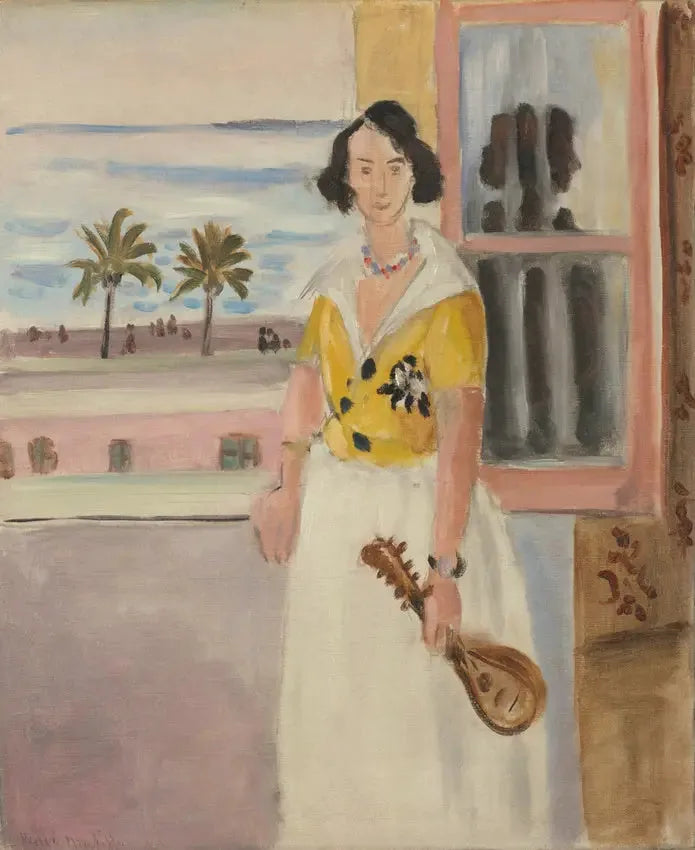 אישה עם מנדולינה - אנרי מאטיס