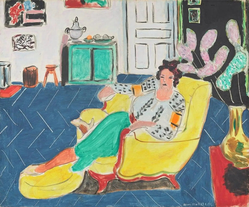 אישה יושבת בכיסא - אנרי מאטיס