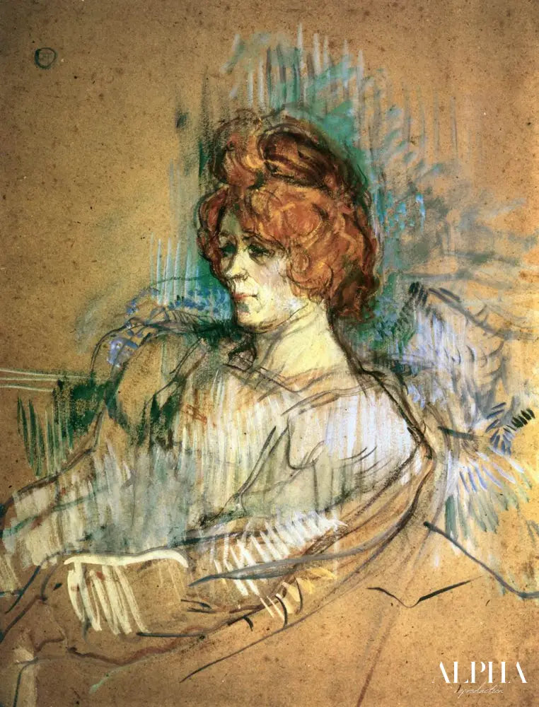 Femme assise - Toulouse Lautrec - Reproductions de tableaux et peintures haut de gamme