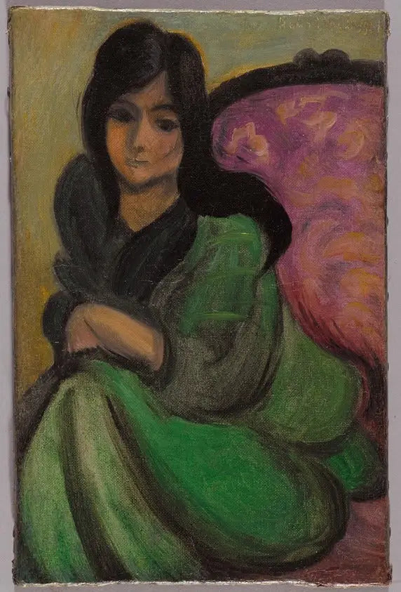 Reproduction du tableau « Femme au fauteuil - Henri Matisse » par Alpha Reproduction en peinture à l’huile