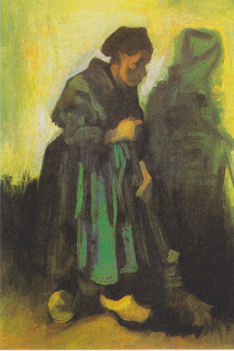 אישה עם מטאטא - Vincent van Gogh