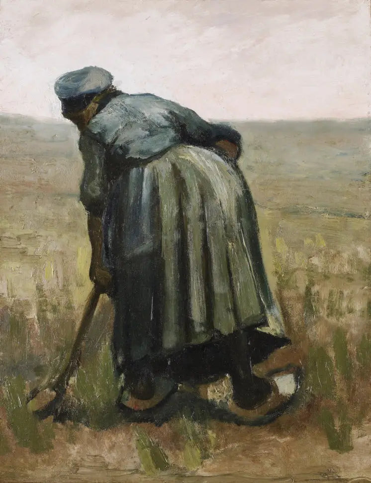 אישה עם את, מבט מאחור - Vincent van Gogh