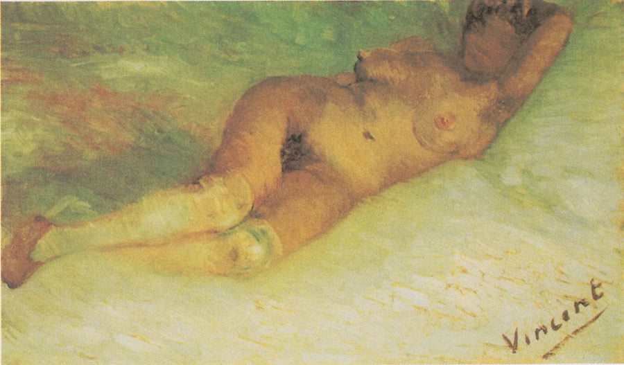 אישה עירומה שוכבת - Vincent van Gogh