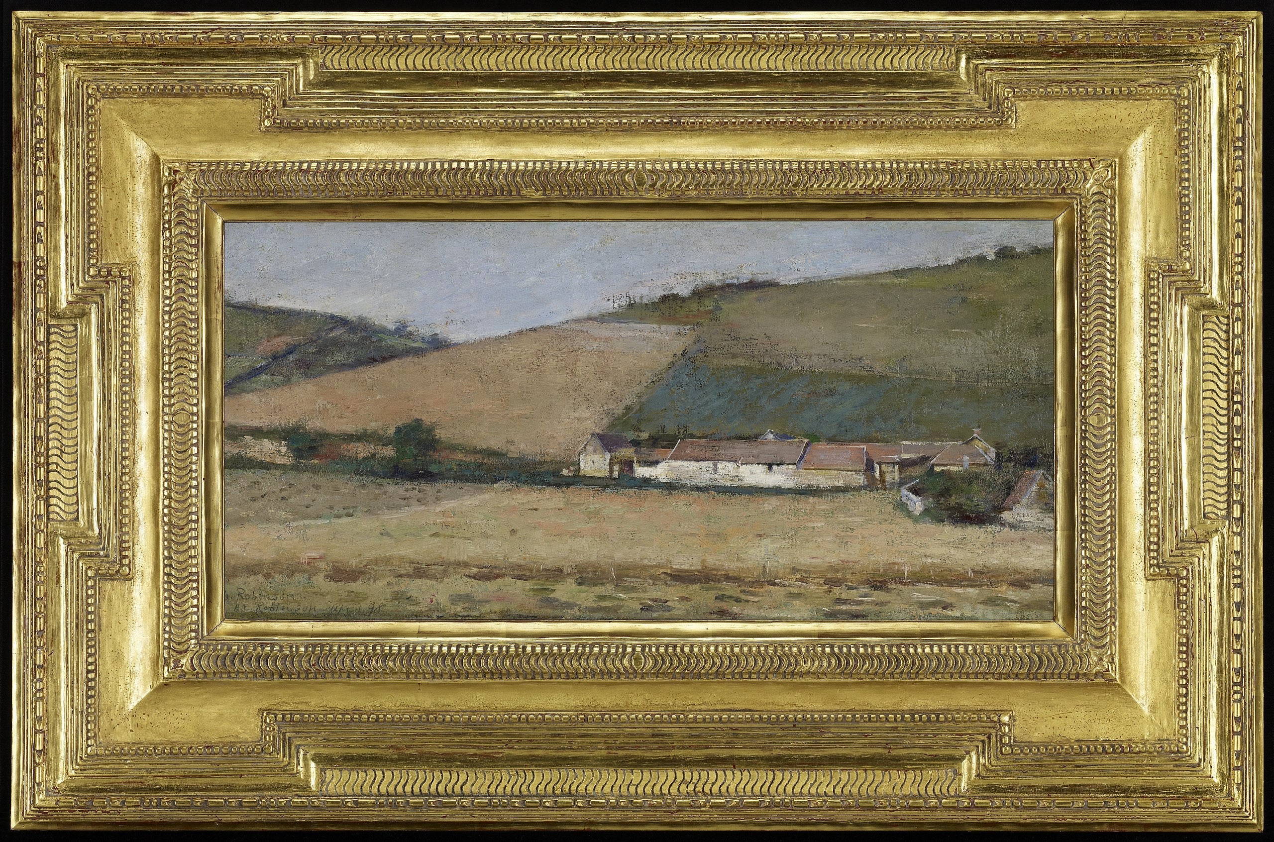 Ferme au milieu des collines Giverny - Theodore Robinson - Alpha Reproduction