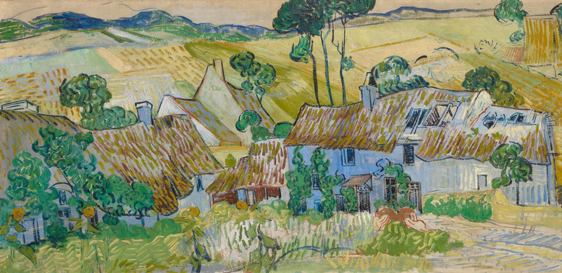 בקתות על גבעה - Vincent van Gogh