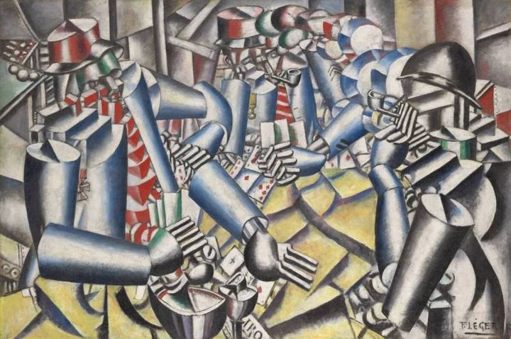 משחק הקלפים - Fernand Léger