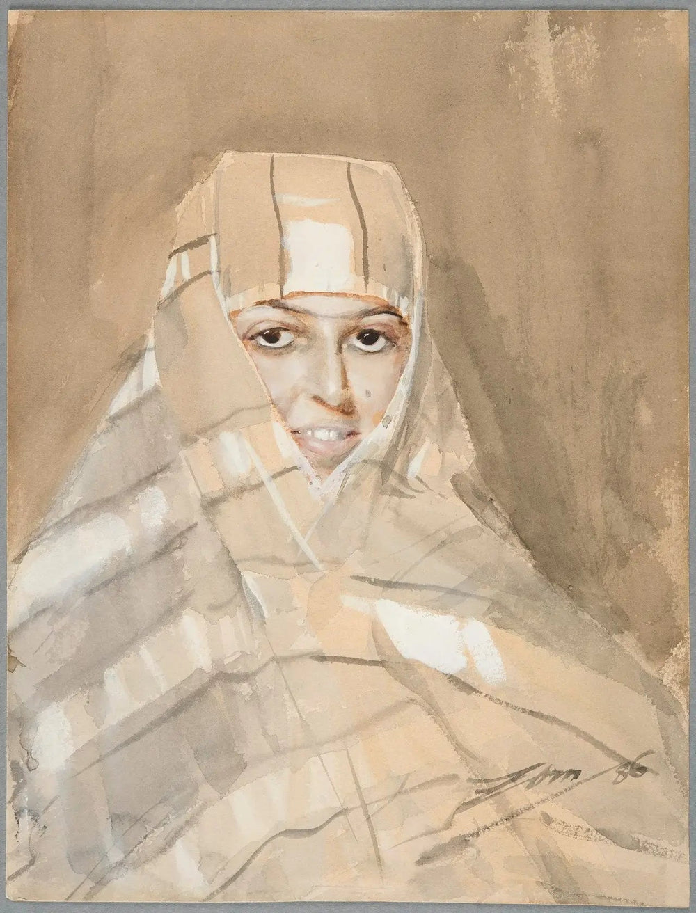 Fille bédouine - Anders Zorn - Alpha Reproduction
