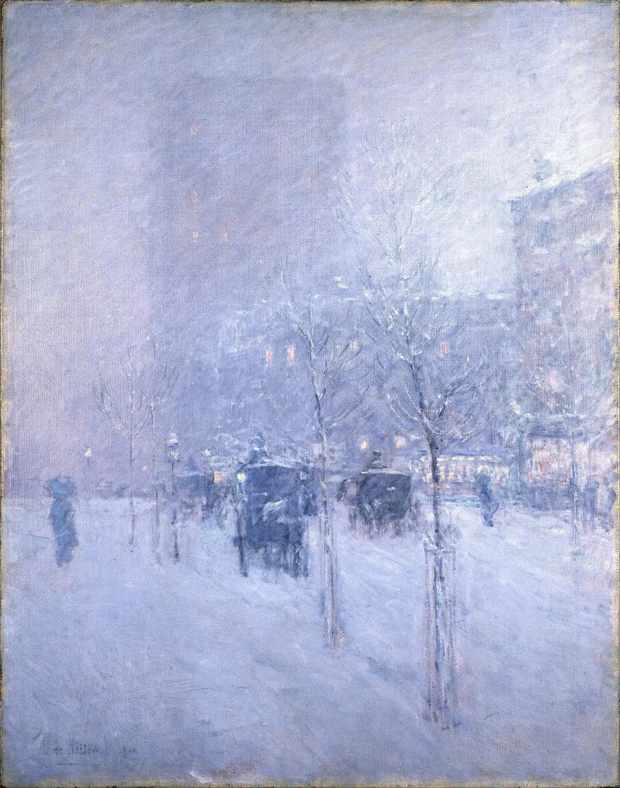 סוף אחר הצהריים, ניו יורק, חורף - צ'יילד האסאם