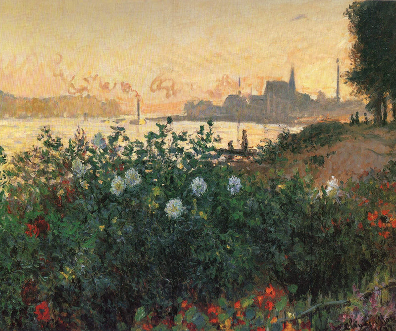 פרחים על גדות הסיין, Argenteuil W453 - קלוד מונה