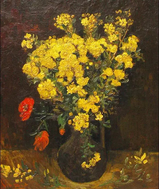 פרחי פרג - Vincent van Gogh