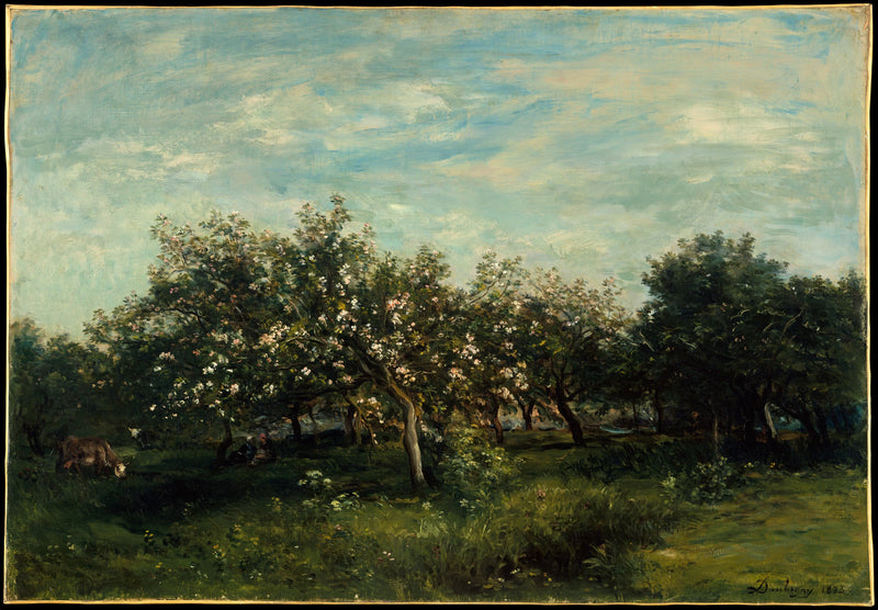 Floraisons de pommier - Charles-François Daubigny
