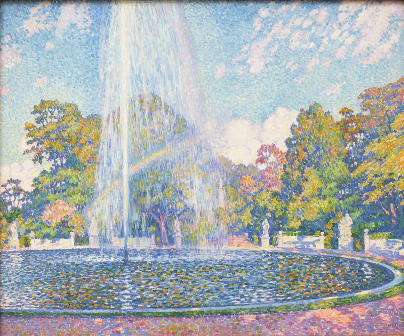 מזרקה בגן סנסוסי, פוטסדאם, 1903 - תיאו ואן ריסלברגה