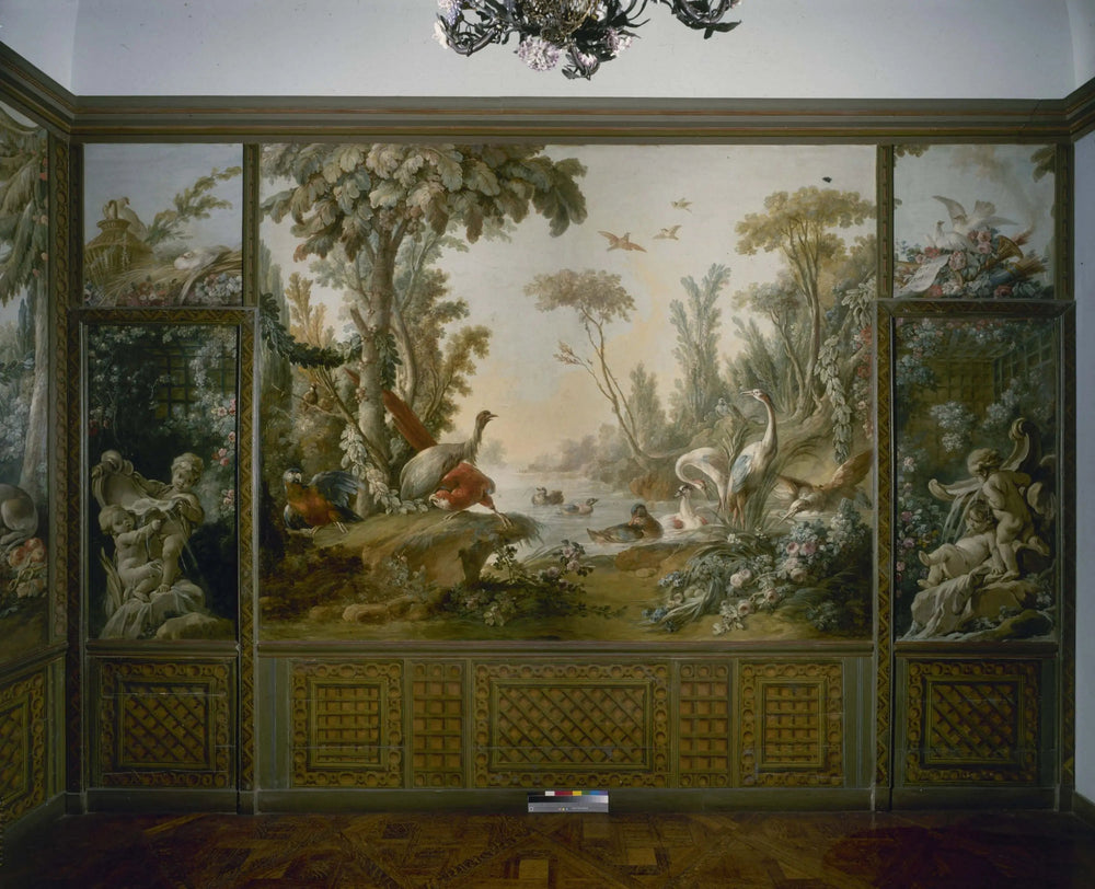 Fontaine avec deux amours dont l’un est couché - François Boucher - Alpha Reproduction