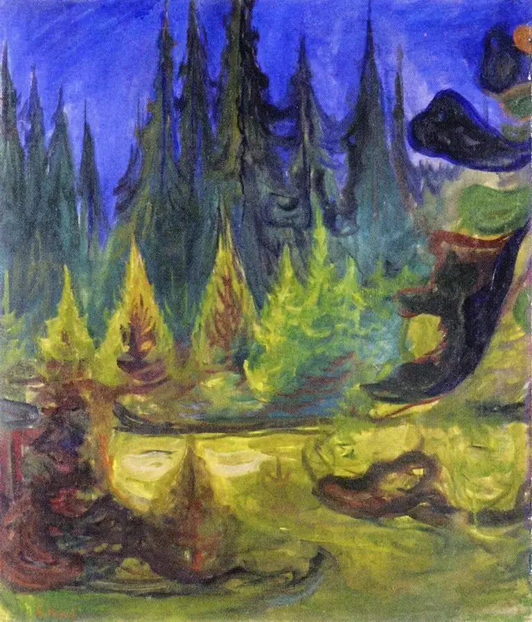 יער של אשוח - אדvard מונק