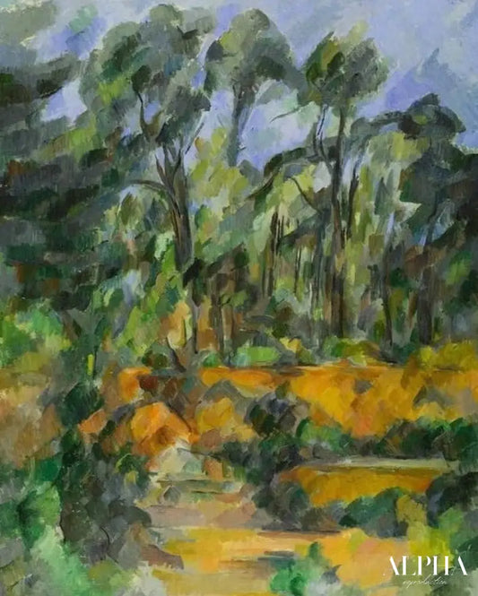 Forêt - Paul Cézanne - Reproductions de tableaux et peintures haut de gamme