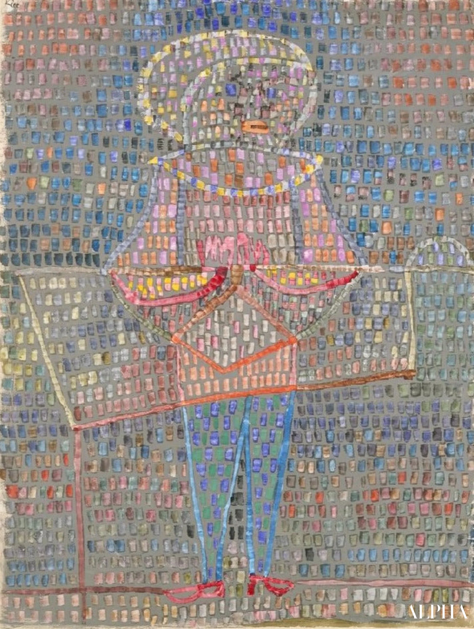 Garçon costumé - Paul Klee - Reproductions de tableaux et peintures haut de gamme