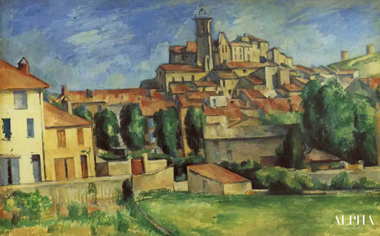 Gardanne (vue horizontale) - Paul Cézanne - Reproductions de tableaux et peintures haut de gamme