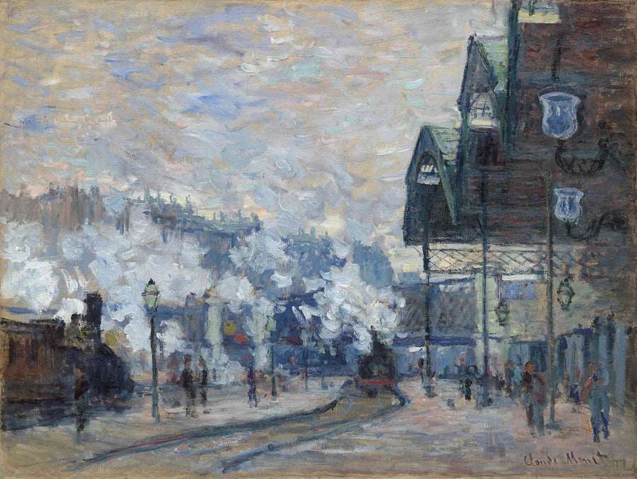 Gare Saint-Lazare, מבט חיצוני W446 - קלוד מונה