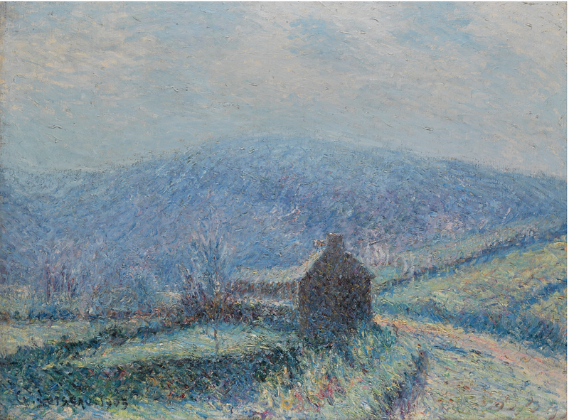 כפור לבן ב-Huelgoat, Finistère - Gustave Loiseau