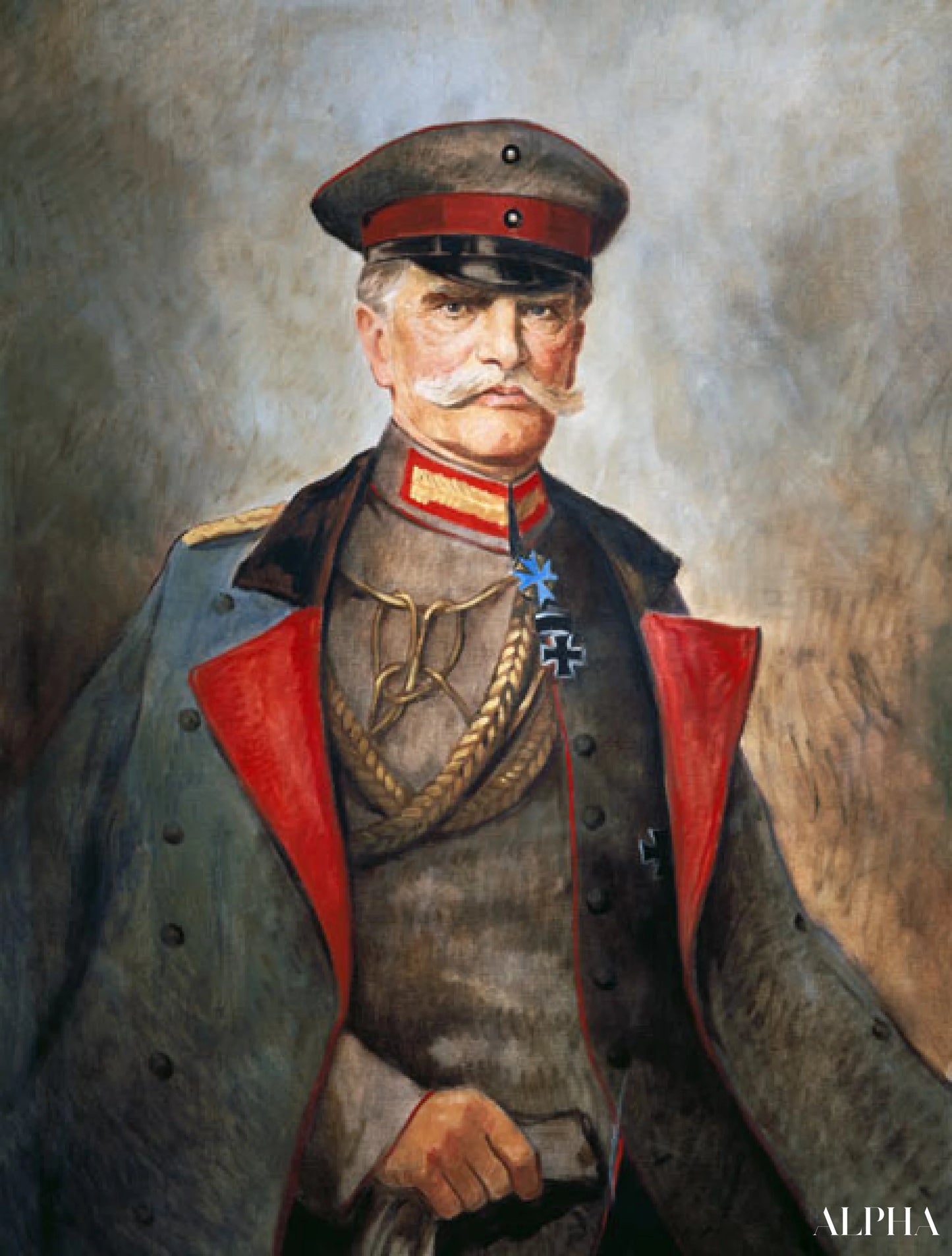 Reproduction du tableau « Général August von Mackensen - August Macke » par Alpha Reproduction en peinture à l’huile