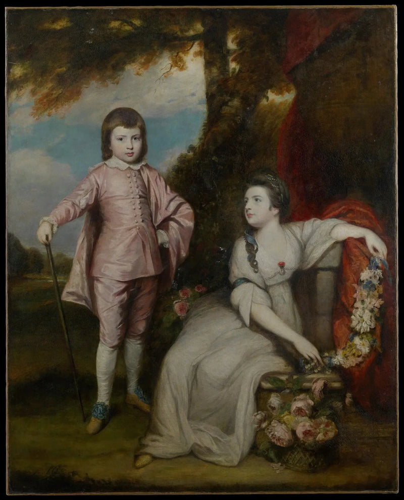 ג'ורג' קאפאל, ויקומט מלדן (1757–1839) וליידי אליזבת קאפאל (1755–1834) - יהושע ריינולדס
