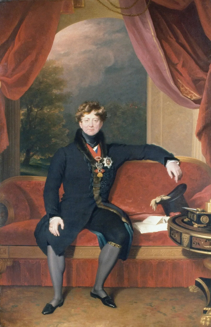 ג'ורג' הרביעי (1762–1830), יושב, בלבוש בוקר - תומאס לורנס
